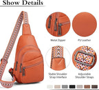 Sling Bag Crossbody Bags for Women Small Cross Body Bag Fanny Packs Chest Sling Purse for Daily Travel Leisure Sport