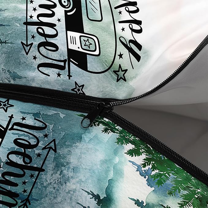 Sleeping Bags for Adults Youth Kids,3D Printing Camping Sleeping Bag for Girls Boys Lightweight Waterproof Cold/Warm Weather Sleeping Bag for 3 Seasons