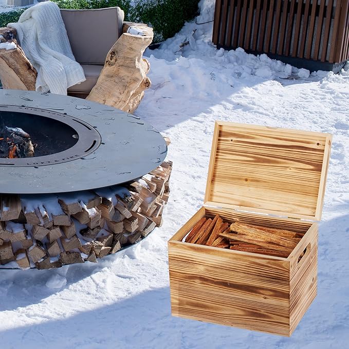 15 lbs Fatwood Fire Starter Sticks, 100% Natural Kindling Firewood Firestarter for Stoves, Pine Wood for Fireplaces, Campfires, Bonfires, Grill