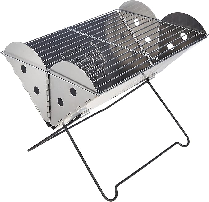 UCO Flatpack Mini Portable Stainless Steel Grill and Fire Pit