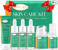 Lifting & Firming Anti-Aging Skin Care Set Kit for Women Teens,Niacinamide Retinol Serum,Hyaluronic Acid Serum,Skincare Gift Set,Facial Skin Care Products,Face Care Routine Kit Christmas Gift Women
