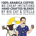 Stella Blue Cold Brew Coffee Packets, Electric Avenue Blend, Dark Roast Ground Coffee, Toffee, Dark Chocolate, and Subtle Smokey Notes, 100% Arabica, 6 Brew Packets, Makes 24 Bold Cups