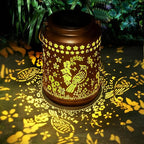 Cardinal Solar Lantern Outdoor Cardinal Decor Garden Decor Waterproof Decor Light Hanging Solar Lights Yard Decor, Gifts for Women Gifts for Mom Gifts for Grandma Cardinal Gifts