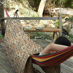 LOOGU Camo Blanket Waterproof Insulation Poncho Liner for Outdoor Camping, Hiking, Hunting, Survival, Backpacking, Picnicking