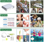 Survival Kit 35 in 1, First Aid Kit, Survival Gear, Survival Tool Gifts for Men Boyfriend Him Husband Christmas Camping, Hiking, Hunting, Fishing