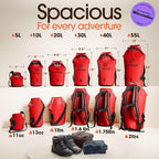 Earth Pak Waterproof Dry Bag - Roll Top Waterproof Backpack Sack Keeps Gear Dry for Kayak with Waterproof Phone Case