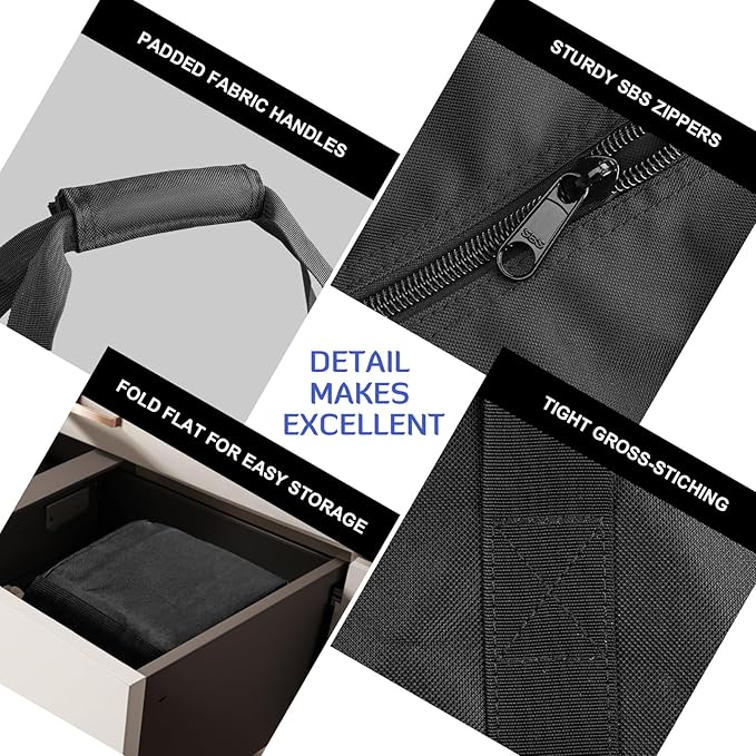 INFANZIA 35inch Sports Duffel Travel Bag, 28L Extra Large Duffel Luggage Bag with Upgrade Zipper, Water Resistant & Foldable Equipment Storage Bag for Fishing Tripod Tent Umbrella, 2PCS