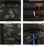 30L Military Tactical Backpack for Men 3 day Assault Pack Molle Daypack Army Hiking Rucksack (BlackMix)