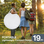 Alvantor Screen House Gazebo, 6-10-15 Person Pop Up Igloo Screened Canopy Tent with Mosquito Netting Sides, Instant UV Resistant Sun Shelter for Garden, Patio, Backyard