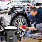 Esthesia Collapsible Bucket, 5 Gallon Portable Folding Water Container for Travelling, Camping, Hiking, Fishing, Gardening