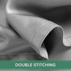 Full Sheets by Pure Bamboo, Genuine 100% Organic Viscose Derived from Bamboo Bed Sheet Set, Luxuriously Soft & Cooling, Double Stitching, Lifetime Quality Promise (Full, Stone Grey)
