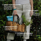 Cliganic Mosquito Repellent Microfiber Bracelets (20 Pack) - for Adults and Kids, DEET Free Wristbands