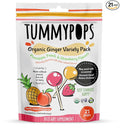USDA Organic Tummypops Ginger Variety Pack (Pineapple, Peach, & Strawberry)