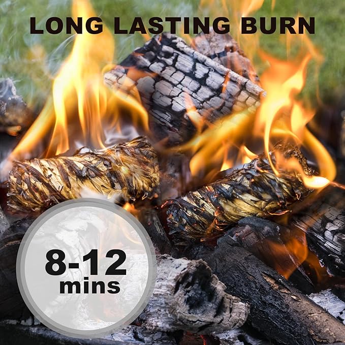 72 Pcs Fire Starter - Natural Fire Starters for Fireplace, Pellet Stove, Campfires, BBQ, Pizza Oven, Camping, Fire Pit &Chimney, Smoker, Fire Starters for Grill, Charcoal Starter