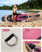 DAMA 11'*34"*6" Stand Up Paddle Board, Inflatable Paddle Board,Inflatable Paddle Boards for Adults w/a Wide, Smooth and Non Slip Deck, Versatile Styles, Suitable for Adults
