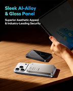MOMAX (2026 NEW) Q.Pass Portable Charger, 10000mAh Slim Power Bank Qi2 Certified 15W Ultra-Fast Magnetic Battery Pack for iPhone Air/17Pro Max/17Pro/16/15/14/13/12 (No Lightning)