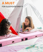 3 Inch GAIALOOP Thick Memory Foam Camping Mattress Sleeping Pad [Car/Tent/Cot] Glamping Portable Floor Mat Roll Up Futon Mattress for Guests Sleepover