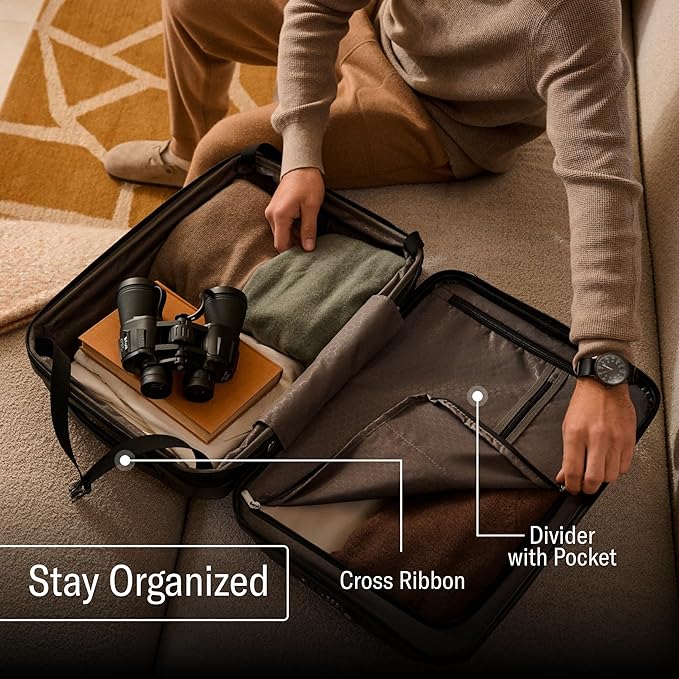 Samsonite Freeform Medium Luggage with Dual 360° Spinner Wheels - Checked Suitcase - TSA Lock, Airline-Approved - Lightweight Durable Polypropylene Expandable Hardshell - Amethyst Purple