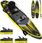 Lead 11‘ x 33" / 12’×35" Inflatable Stand Up Paddle Board - Premium SUP Board Kit - Ultra Stable Paddleboard for Adults & Youth - All Skill Levels - for Lakes, Oceans