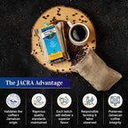 Plantation Blue 100% Blue Mountain Coffee Medium Roast Whole Beans from Jamaica (8oz)