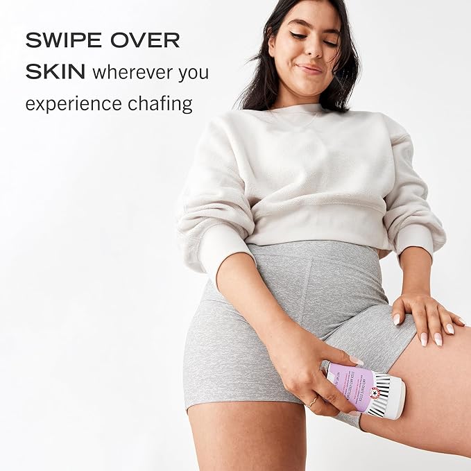 First Aid Beauty - Anti-Chafe Stick with Shea Butter and Colloidal Oatmeal, Clear Sweat-Resistant Chafe Guard Keeps Skin Comfortable for 10K Steps, Safe for Sensitive Skin, Vegan, Cruelty Free, 1.7 oz