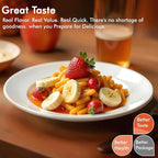 Numanna Freeze-Dried Fruits Bucket – 100 Servings, 2 lbs | Apples, Bananas & Strawberries | Healthy Snack for Everyday Use, Emergency & Survival Meals | Durable Packaging, 25+ Year Shelf Life | Made in USA