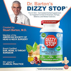 Vertigo Relief Product & Non‑Drowsy Motion Sickness Pills: Nausea and Dizziness, Ginger & Grape Seed Formula, Inner Ear Balance, Car, Cruise & Travel Essential, Stomach Support (80 Count – Pack of 3)