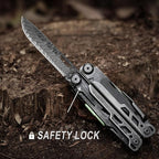 Multitool, 25-in-1 Spring Loaded Pliers Multi Tool, Each Tools with Safety Lock-Stainless Steel Multi-Tool, Propylene Sheath, Survival Gear for Camping, Hiking, Multi Plier, Pocket Knife