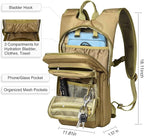 NOOLA Hydration Backpack with 3L TPU Water Bladder, Tactical Molle Water Backpack for Men Women, Hydration Pack for Hiking, Biking, Running and Climbing