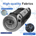 Memory Foam Camping Mattress pad, Comfortable Thick Floor Sleeping Mat for Adults with Waterproof and Non-Slip Bottom, Portable Roll Up Mattress for Sleepover Guest,Cot Mad for Car Camping