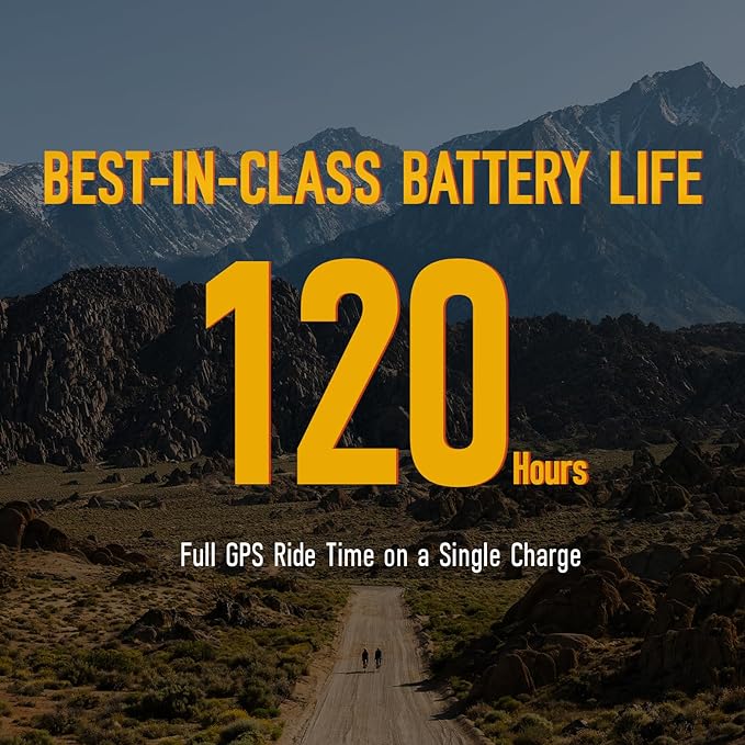 COROS DURA Solar GPS Bike Computer, 120-Hour GPS Battery Life, Solar Charging, 2.7" MIP Color Touchscreen, Fast Data Sync, Turn-by-Turn Navigation, Dual-Freq GPS, Strava, Ride with GPS, Komoot Routes