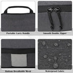 Compression Packing Cubes for Travel Essentials, 2 Set Expandable Packing Cubes for Suitcase Luggage Organizer Bags for Travel, Black