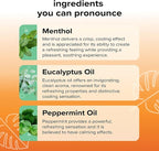 BoomBoom Nasal Stick | Vapor Flow Technology | Cool Refreshing Sensation | Natural Mood Boost | Simple Ingredients | Essential Oils + Menthol Inhaler (Mint, Wintermint, Tropical, Spearmint)