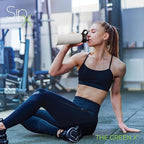 SipX™ Triple-Insulated Stainless Steel Water Bottle 18oz. With 3 Lids, BPA-Free Reusable Insulated Water Bottle Keeps Cold 24 Hours, (White)