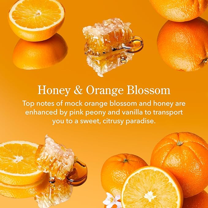 Beekman 1802 Honey & Orange Blossom 3-Piece Body Care Set – Goat Milk Skincare Gift Set with Bar Soap, Whipped Body Cream & Hydrating Body Mist – Travel Size Body Care Kit