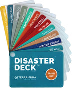 Disaster Deck - Emergency Disaster Survival Cards - Waterproof Pocket Guide for Bug Out Bag Kit