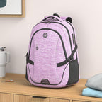 SHRRADOO Anti Theft Laptop Backpack Travel Backpacks with usb Charging Port for Women Men High School College Backpack Computer Bag Fits 17 Inch Laptop,Purple | Travel Backpacks, usb Charging Port, College Backpack, Computer Bag