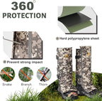Snake Gaiters Adjustable Snake Bite Protection Waterproof Snake Guards 1000D Lower Legs Snake Proof Gaiters Snake Shoe Gaiters for Hunting Hiking Farm Work