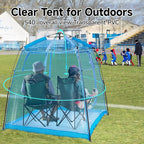All Weather Proof Pod Sports Pod,540°View Weather Tent,1-4 Person Instant Tent with Sealed Floor,Outdoor Screen House with Carrying Bag,Screen Room for Sport Event,Camping,Fishing