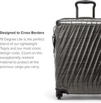 TUMI - 19 Degree Lite 4 Wheel Luggage - Lightweight and Highly Durable, Modern Contour, Hard Shell Men's and Women's Suitcase - 21.75" Continental Carry-On, Black Graphite