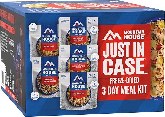 Mountain House 3-Day Emergency Food Supply | Freeze Dried Survival & Emergency Food | 18 Servings