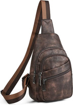 Sling Bag Crossbody Bags for Women Small Cross Body Bag Fanny Packs Chest Sling Purse for Daily Travel Leisure Sport