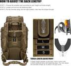 Mardingtop 70L Internal Frame Backpack for Hunting,Camping,Hiking Backpacking Backpack with Rain Cover