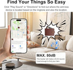 Air Tracker Tags-4 Pack Work with Apple Find My (iOS Only): Bluetooth Tracker with 4 Cases and 2 Replaceable Batteries - Key Finder Item Locator Smart Tag for Luggage Bags Wallet Suitcase