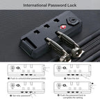 Hanke 16 Inch Underseat Carry On Luggage with Wheels Small Suitcase Softside Luggage Bags for Travel Lightweight Suitcases with Wheels Travel Luggage Personal Item for Men and Women(Dark Gray)