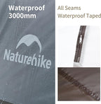 Naturehike Cape 4/6/8 Person Camping Tent, 60S Easy Setup Instant Tent Pop up Tent, Waterproof Large Tall 6/8 Person Tents for Camping, Car Camping