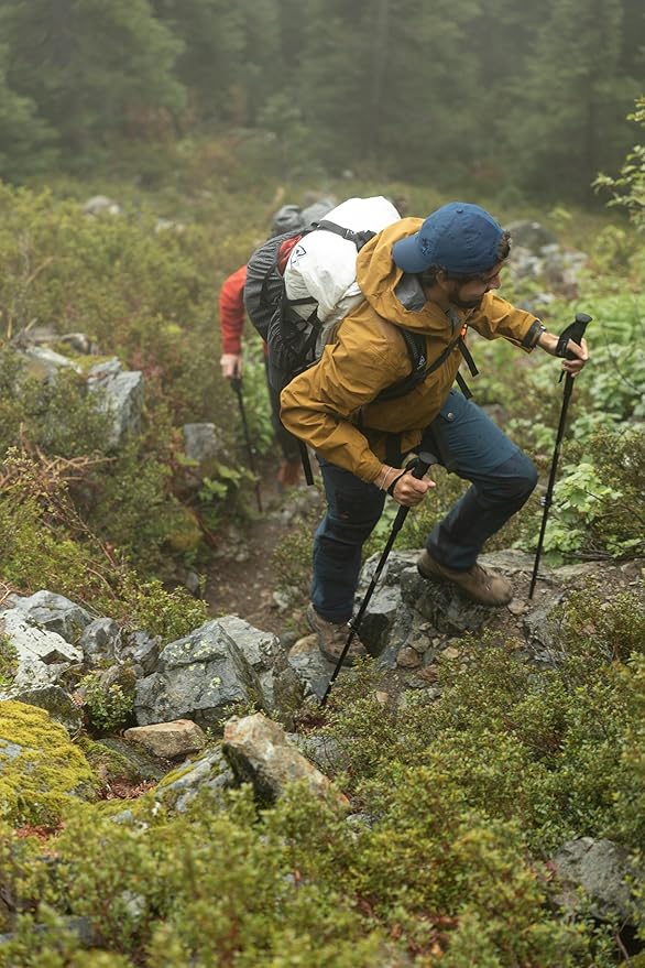 Cascade Mountain Tech Trekking Poles - Carbon Fiber Walking or Hiking Sticks with Quick Adjustable Locks