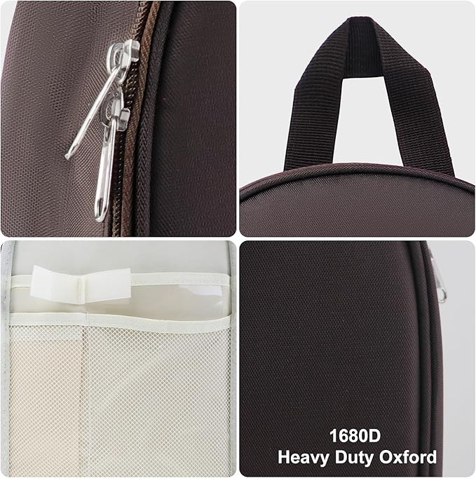 Camp Kitchen Organizer, Multi-Pocket Camping Cooking Utensils Bag, Waterproof Portable Storage for BBQ Outdoor Cooking Essentials