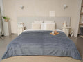 220 * 200CM Soft and Cozy Flannel Throw Blanket with New Stripe Design Lightweight and Warm Sofa Couch Blanket Suitable for Camping Home Hospital