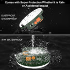 2pcs 10000mAh Rechargeable 3000LM Tent Light Camping Light, 6500K 24Hours Long Play Time , Outdoor Night Market Light Night Fishing Light Emergency Lights for Hurricane Tsunami disasters (Green)